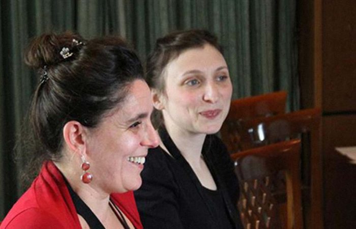 Hannah Kirkham at an NAFS session