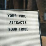 "Your Vibe Attracts The Tribe" messaging. Fundraising, coronavirus